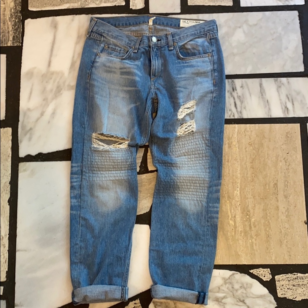Rag and bone boyfriend jeans intermix 27 convoy
